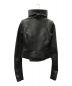 RICK OWENS (リックオウエンス) Vegetal Leather Classic Biker Jacket ブラック サイズ:38：40000円