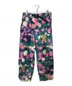 SUPREME×THE NORTH FACEシュプリーム×ザ ノース フェイス）の古着「Trekking Convertible Zip-Off Belted Pant Flowers」｜グリーン