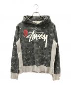 stussy×A BATHING APEステューシー×アベイシングエイプ）の古着「Camo P/O PK」｜グレー