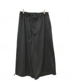 GROUND Yグラウンドワイ）の古着「CREPE de CHINE BALLOON PANTS」｜ブラック