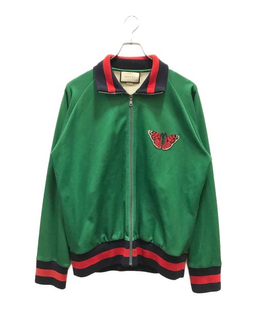 GUCCI（グッチ）GUCCI (グッチ) トラックジャケット グリーン サイズ:Lの古着・服飾アイテム