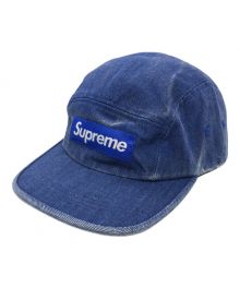 SUPREME（シュプリーム）の古着「Coated Denim Camp Cap」｜インディゴ