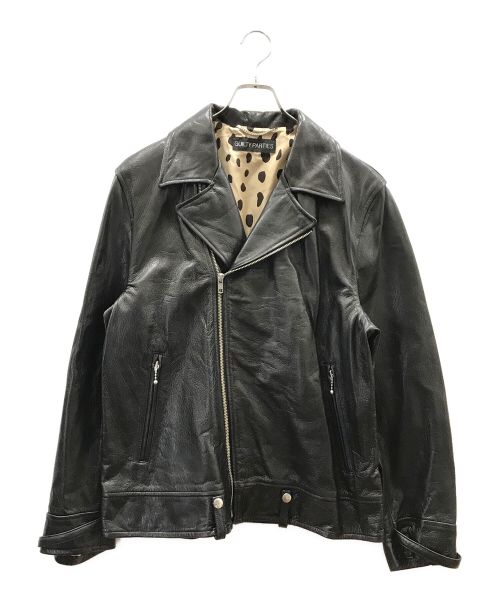 WACKO MARIA（ワコマリア）WACKO MARIA (ワコマリア) COWHIDE LEATHER DOUBLE RIDERS JACKET ブラック サイズ:Lの古着・服飾アイテム