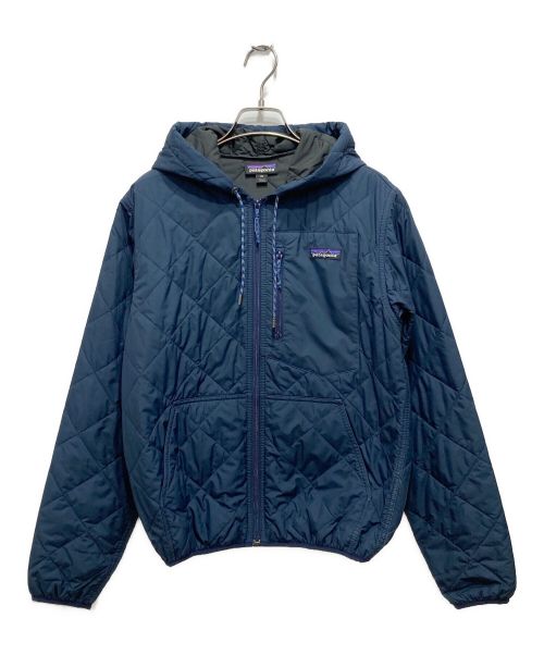 Patagonia（パタゴニア）Patagonia (パタゴニア) ダイアモンド キルト ボマー フーディ ネイビー サイズ:XSの古着・服飾アイテム