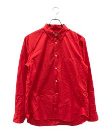 COMME des GARCONS HOMME PLUS（コムデギャルソンオムプリュス）の古着「ブロードシャツ」｜レッド