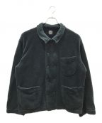 Porter Classicポータークラシック）の古着「FLEECE FRENCH JACKET」｜ブラック