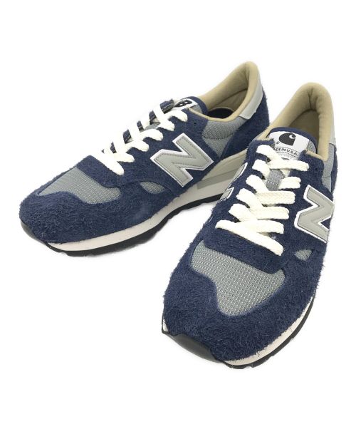 NEW BALANCE（ニューバランス）NEW BALANCE (ニューバランス) CarHartt (カーハート) M990CH1 ネイビー サイズ:27.5 未使用品の古着・服飾アイテム