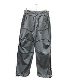 san san gear（サンサンギア）の古着「WEBBING PATCHED PANTS」｜グレー