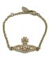 Vivienne Westwood（ヴィヴィアンウエストウッド）の古着「MINI BAS RELIEF CHAIN BRACELET」｜ゴールド