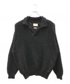 YOKEヨーク）の古着「SILK MOHAIR PULLOVER SWEATER」｜ブラック