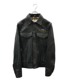 Lewis Leathers×Hysteric Glamour（ルイスレザース×ヒステリックグラマー）の古着「ジャケット」｜ブラック