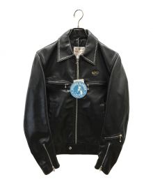 Lewis Leathers×Hysteric Glamour（ルイスレザース×ヒステリックグラマー）の古着「ジャケット」｜ブラック