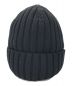 MONCLER (モンクレール) ニットキャップ ブラック サイズ:下記参照：18000円