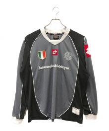 Diaspora Skateboards（ディアスポラスケートボードズ）の古着「Lotto Scudetto Shirt」｜グレー