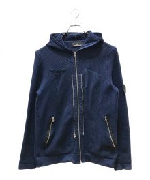 STONE ISLAND（ストーンアイランド）の古着「Shadow Project Hooded Knit」｜ネイビー