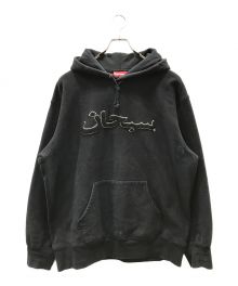 SUPREME（シュプリーム）の古着「Arabic Logo Hooded Sweatshirt」｜ブラック