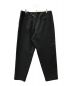 GROUND Y (グラウンドワイ) WOOL/POLYESTER GABARDINE DRAWSTRING PANTS ブラック サイズ:3：21000円