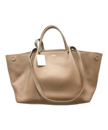 MaxMara（マックスマーラ）の古着「2WAYレザートートバッグ」｜ブラウン