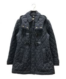 BURBERRY BRIT（バーバリーブリット）の古着「キルティングダッフルコート」｜ネイビー