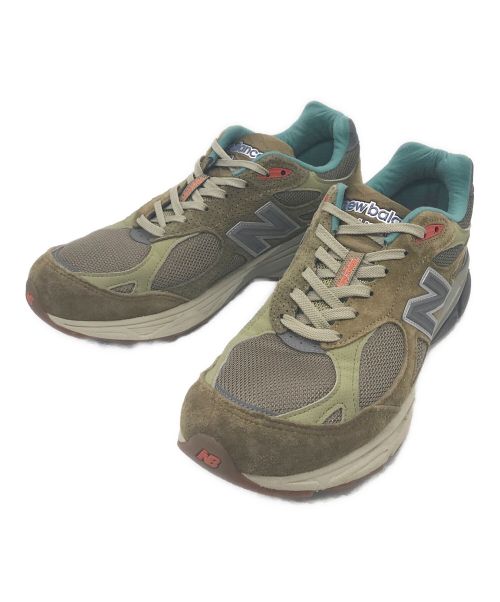 NEW BALANCE（ニューバランス）NEW BALANCE (ニューバランス) BODEGA (ボデガ) M990BD3 オリーブ サイズ:27.5の古着・服飾アイテム