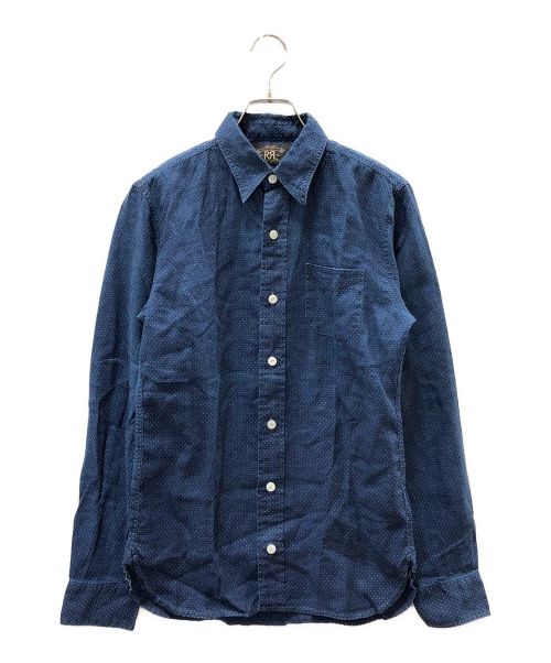 RRL（ダブルアールエル）RRL (ダブルアールエル) ドットシャツ インディゴ サイズ:XSの古着・服飾アイテム