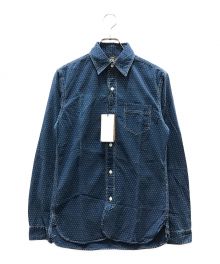 RRL（ダブルアールエル）の古着「ドットシャツ」｜インディゴ