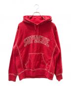 SUPREMEシュプリーム）の古着「Big Stitch Hooded Sweatshirt」｜レッド