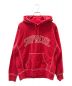 Supreme（シュプリーム）の古着「Big Stitch Hooded Sweatshirt」｜レッド