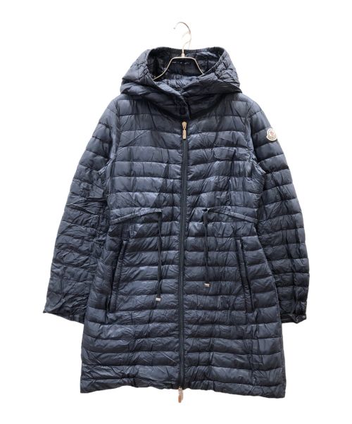 MONCLER（モンクレール）MONCLER (モンクレール) スプリング ロング ダウンコート ネイビー サイズ:Sの古着・服飾アイテム