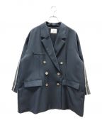 Ameriアメリ）の古着「BACK DENIM DETAIL BLAZER」｜ネイビー