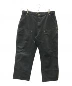 CarHarttカーハート）の古着「Duck Double-Front Work Dungaree」｜ブラック