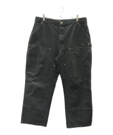 CarHartt（カーハート）の古着「Duck Double-Front Work Dungaree」｜ブラック