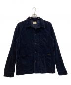 NUDIE JEANSヌーディー・ジーンズ）の古着「Barney Worker Jacket Cord」｜ネイビー