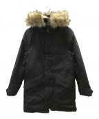 POLO RALPH LAURENポロ・ラルフローレン）の古着「ANNEX FAUX FUR DOWN-FILL PARKA」｜ブラック