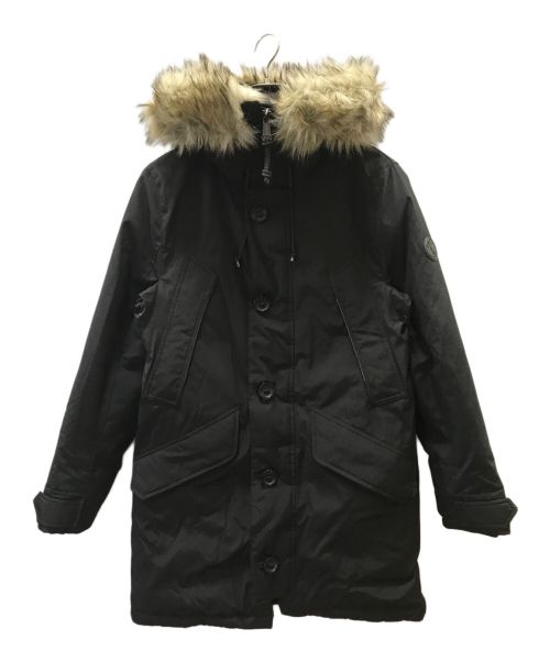 POLO RALPH LAUREN（ポロ・ラルフローレン）POLO RALPH LAUREN (ポロ・ラルフローレン) ANNEX FAUX FUR DOWN-FILL PARKA ブラック サイズ:XSの古着・服飾アイテム