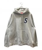 SUPREMEシュプリーム）の古着「S LOGO HOODED SWEATSHIRT」｜グレー