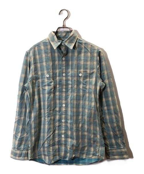 RRL（ダブルアールエル）RRL (ダブルアールエル) マドラスチェックシャツ ブルー サイズ:XSの古着・服飾アイテム