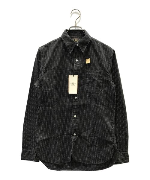 RRL（ダブルアールエル）RRL (ダブルアールエル) ドットシャツ ブラック サイズ:XSの古着・服飾アイテム