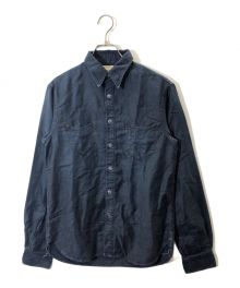 RRL（ダブルアールエル）の古着「チンストラップワークシャツ」｜ブラック