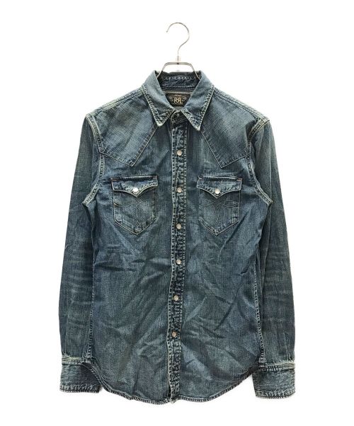 RRL（ダブルアールエル）RRL (ダブルアールエル) ダンガリーシャツ インディゴ サイズ:下記参照の古着・服飾アイテム