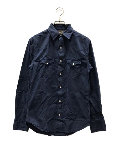 RRL（ダブルアールエル）RRL (ダブルアールエル) ウエスタンワークシャツ ネイビー サイズ:XSの古着・服飾アイテム