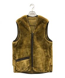 Barbour（バブアー）の古着「WARM PILE WAISTCOAT ZIP-IN LINER」｜ブラウン