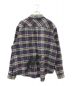 OFFWHITE (オフホワイト) Logo Print Flannel Check Shirt ブルー サイズ:M：15000円