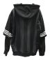 adidas (アディダス) ALEXANDER WANG (アレキサンダーワン) レイヤードジップパーカー ブラック サイズ:2XO：15000円