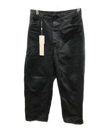 BLURHMS（ブラームス）の古着「12.9oz Bias Denim Pants」｜ブラック