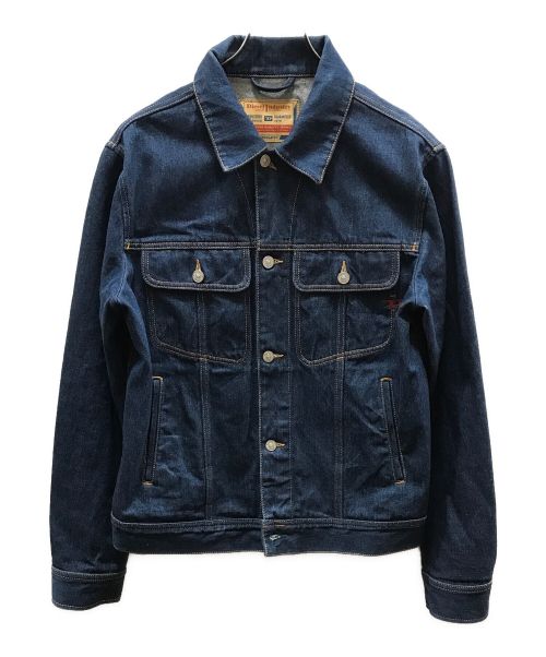 DIESEL（ディーゼル）DIESEL (ディーゼル) D-BARCY TRUCKER JACKET ブルー サイズ:Mの古着・服飾アイテム