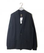 BATONERバトナ―）の古着「1BUTTON CARDIGAN」｜ブラック