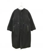 H BEAUTY&YOUTHエイチ ビューティー&ユース）の古着「QUILTED BOA REVERSIBLE COAT」｜ブラック