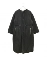 H BEAUTY&YOUTH (エイチ ビューティー&ユース) QUILTED BOA REVERSIBLE COAT ブラック サイズ:S