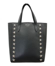 JIMMY CHOO（ジミーチュウ）の古着「PEGASI N/S UUF スタッズ2WAYバッグ」｜ブラック